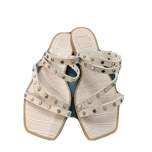 Dolce Vita Indo Slide Sandal, Women's Size 7M, Cream MSRP $80